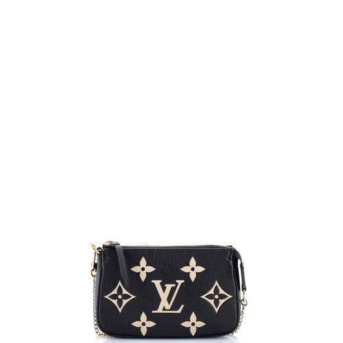 Pochette Accessoires Bicolor Monogram Empreinte Giant Mini