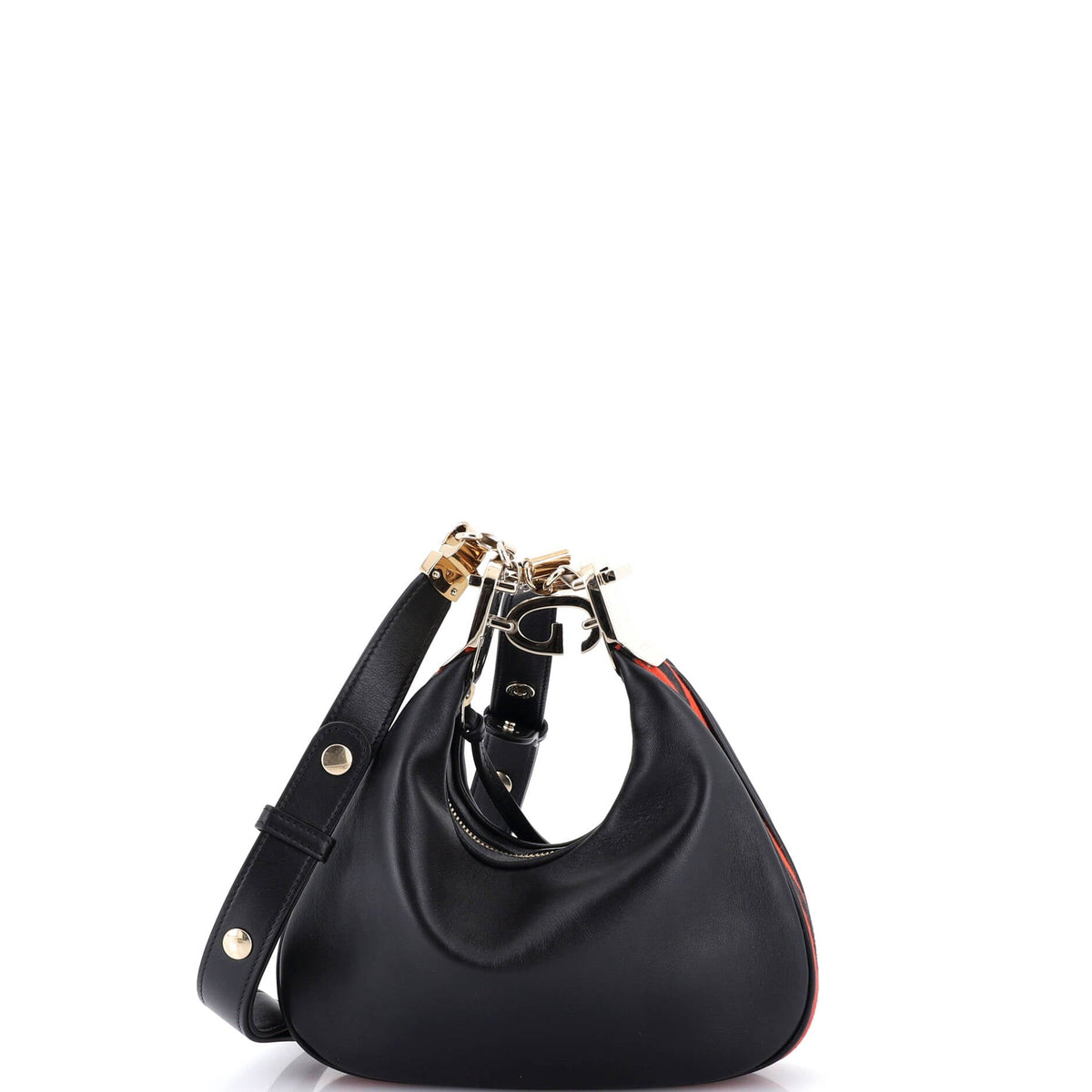 Gucci GUCCI Attache Shoulder Bag Leather Small