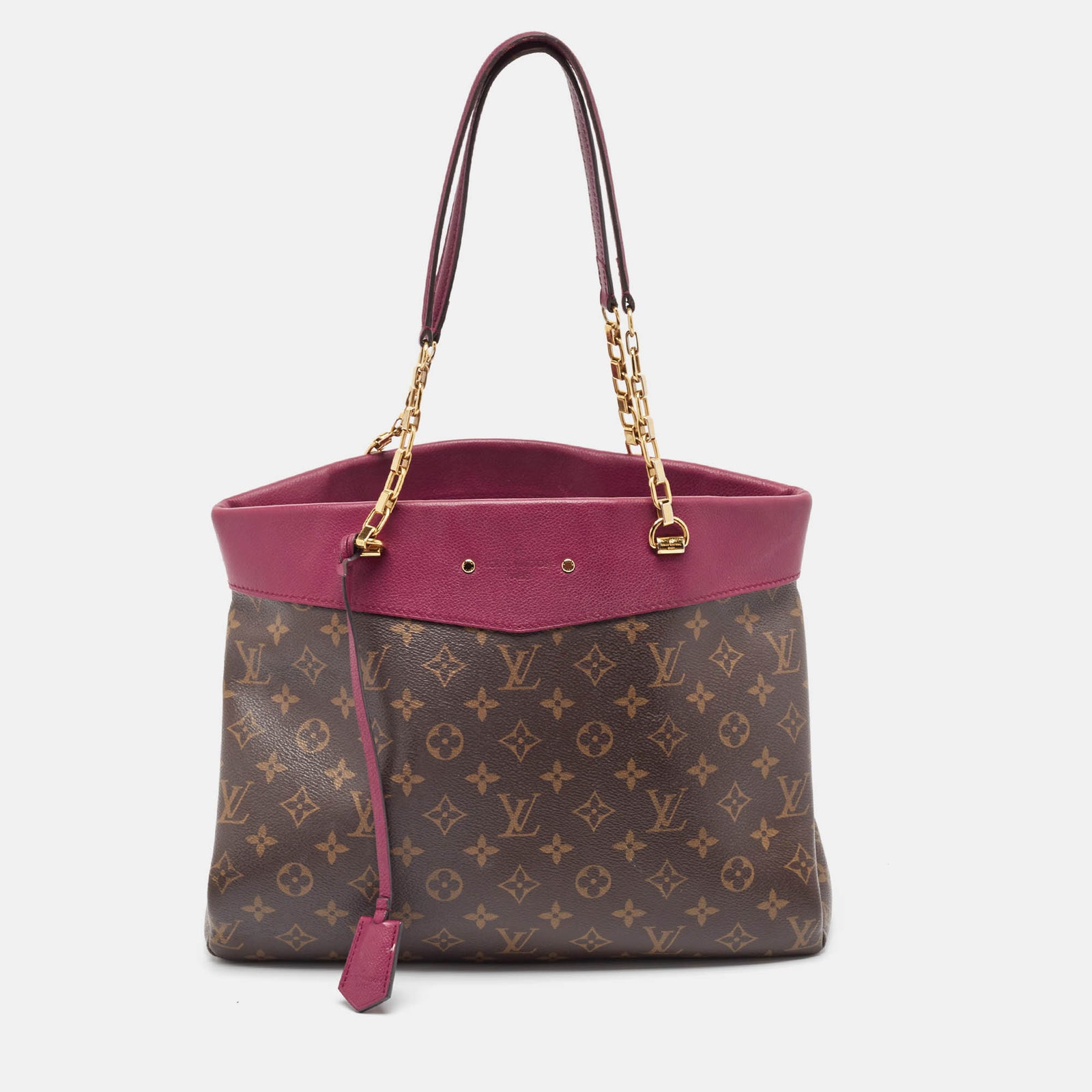 Louis Vuitton Aurore Pallas Shopper aus Canvas mit Monogramm