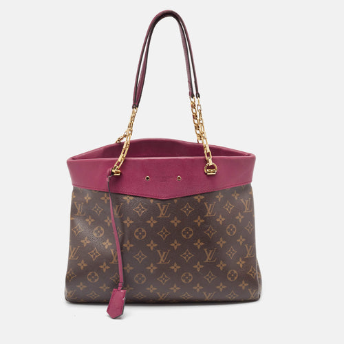 Aurore Monogram Canvas Pallas Shopper Tote