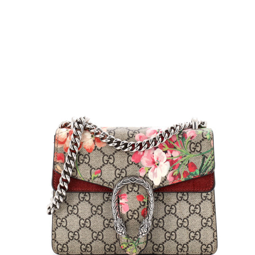GUCCI Dionysus Bag Blooms Print GG Coated Canvas Mini