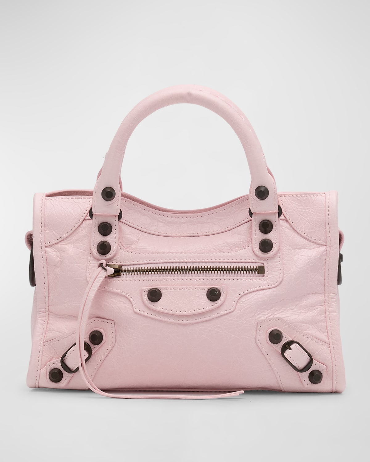 Balenciaga Le City Mini Leather Top-Handle Bag