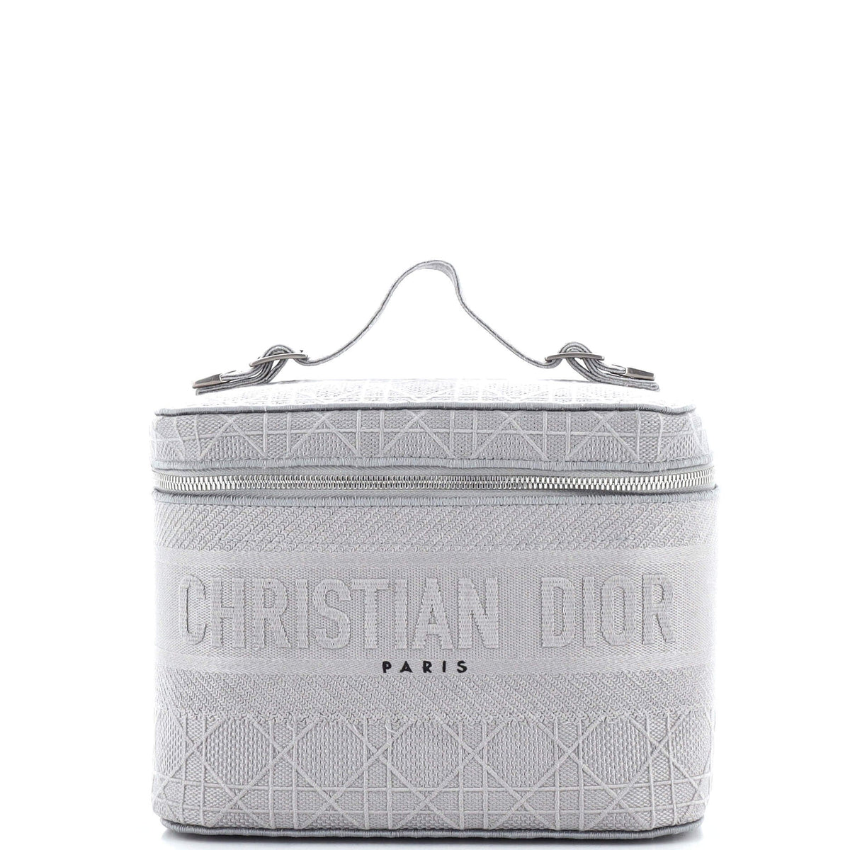Christian Dior DiorTravel Vanity Case Cannage Embroidered Canvas