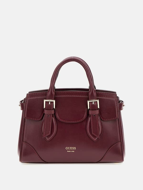 Guess Mini sac à main en cuir véritable Diana