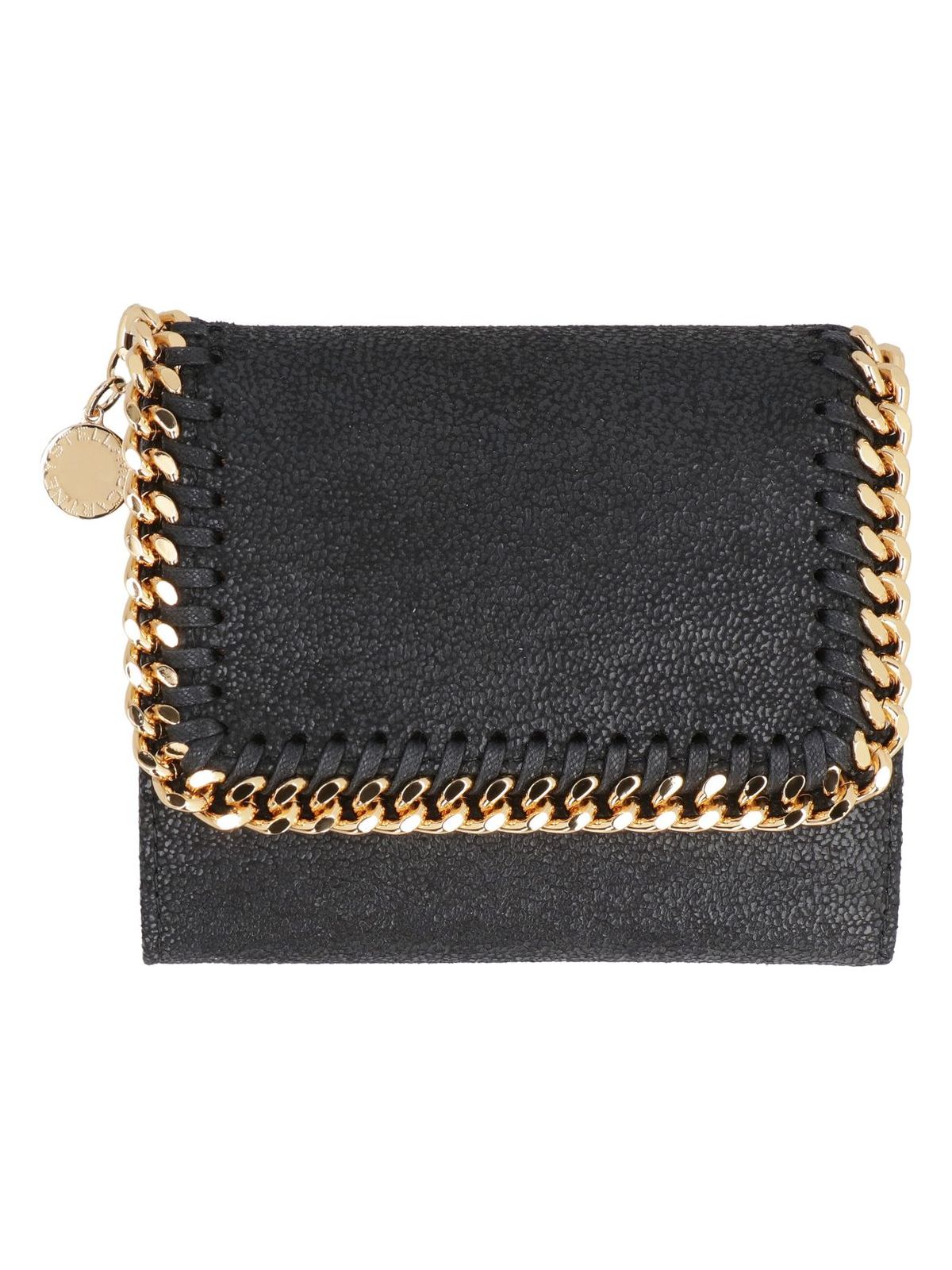 Stella Mccartney Women's Portafoglio Falabella Flap in Black | Size UNICA | 431000W9355