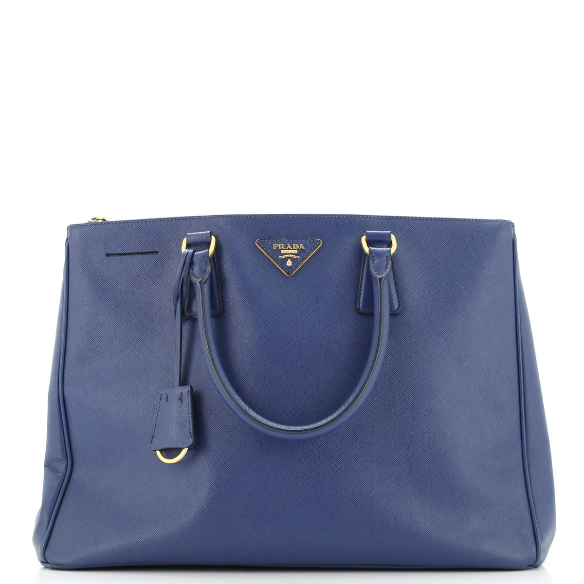 Prada PRADA Double Zip Lux Tote Saffiano Leather Medium