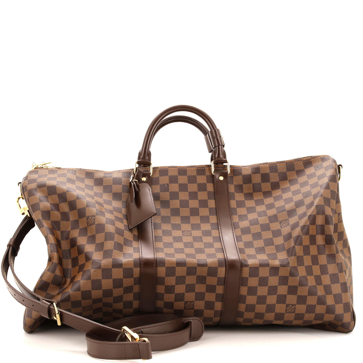 Louis Vuitton Keepall Bandouliere Bag Damier 55
