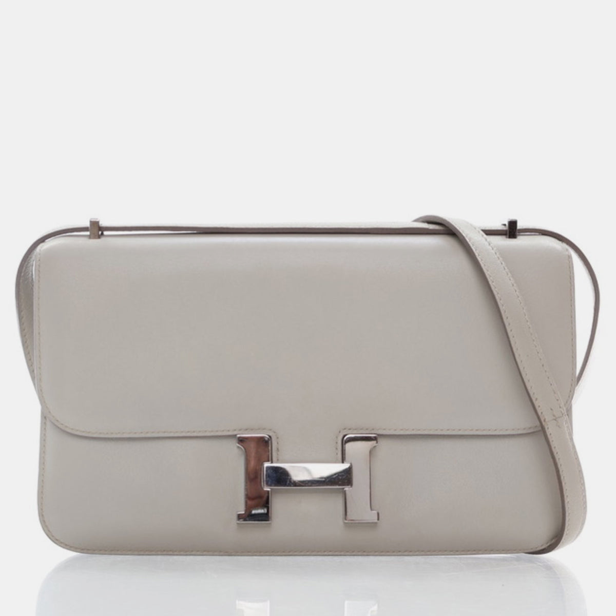 Hermès Elan Gris Perle Swift Constance Bag