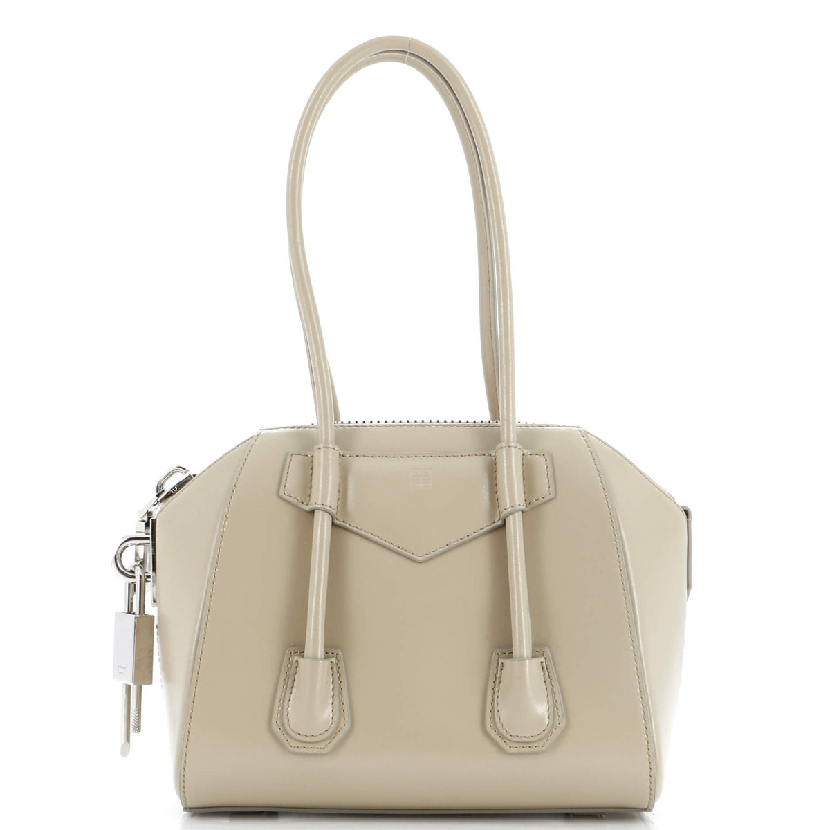 Givenchy GIVENCHY Antigona Lock Long Handle Bag Leather Mini