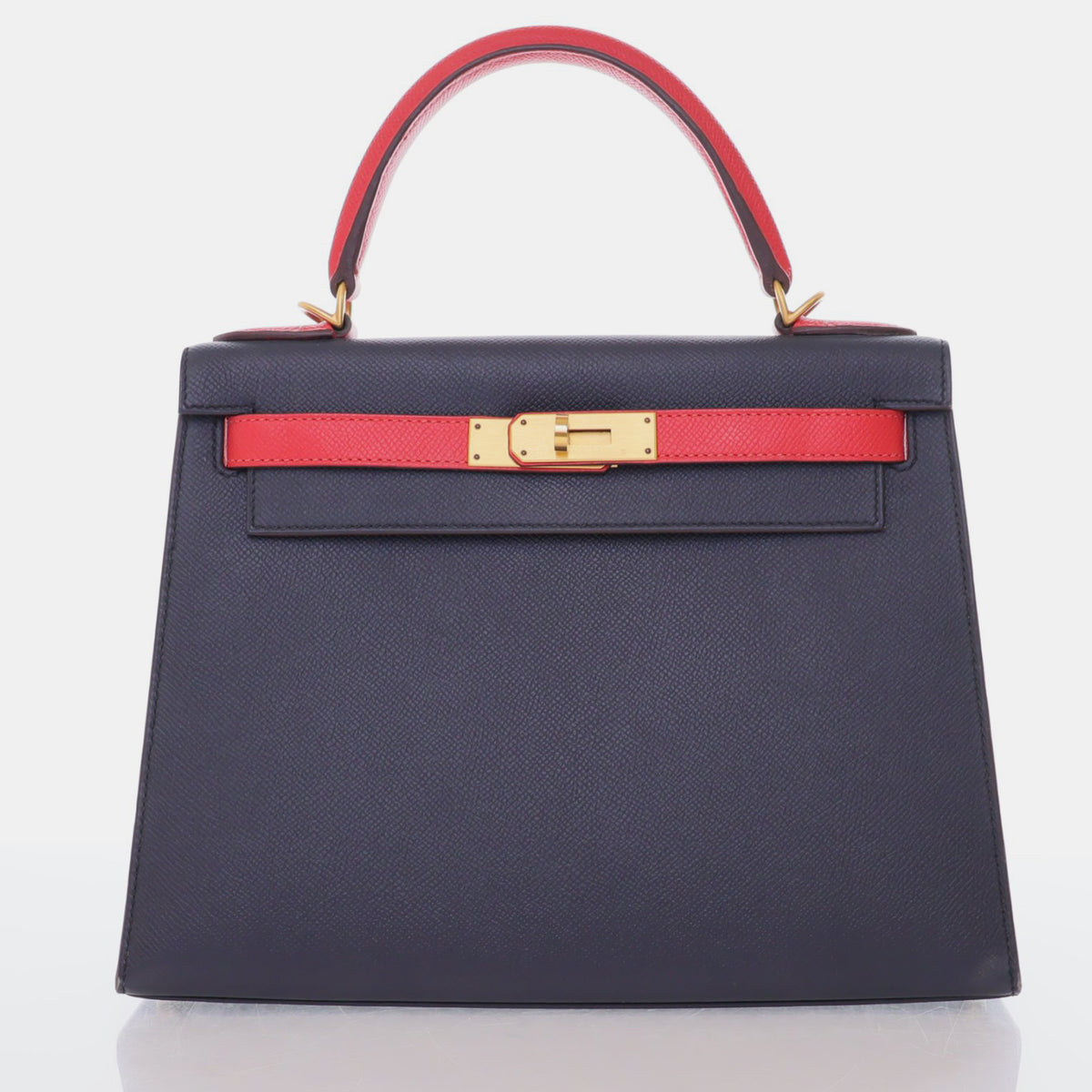 Hermès Bleu Nuit Epsom Kelly 28 HSS Handbag
