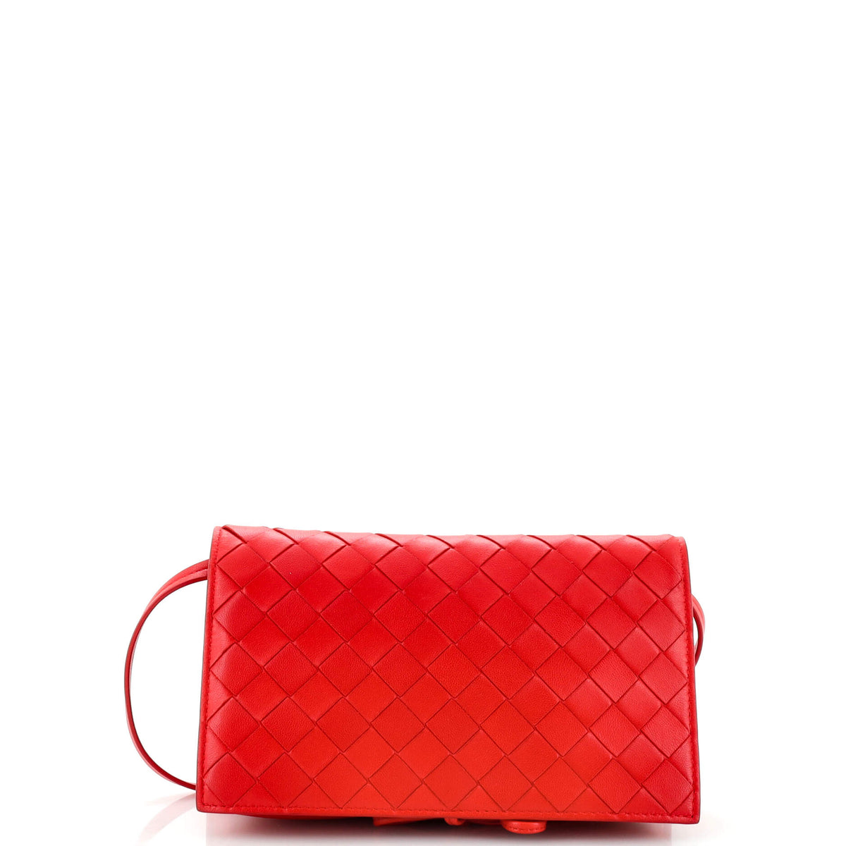 Bottega Veneta Knot Flap Crossbody Intrecciato Nappa Small