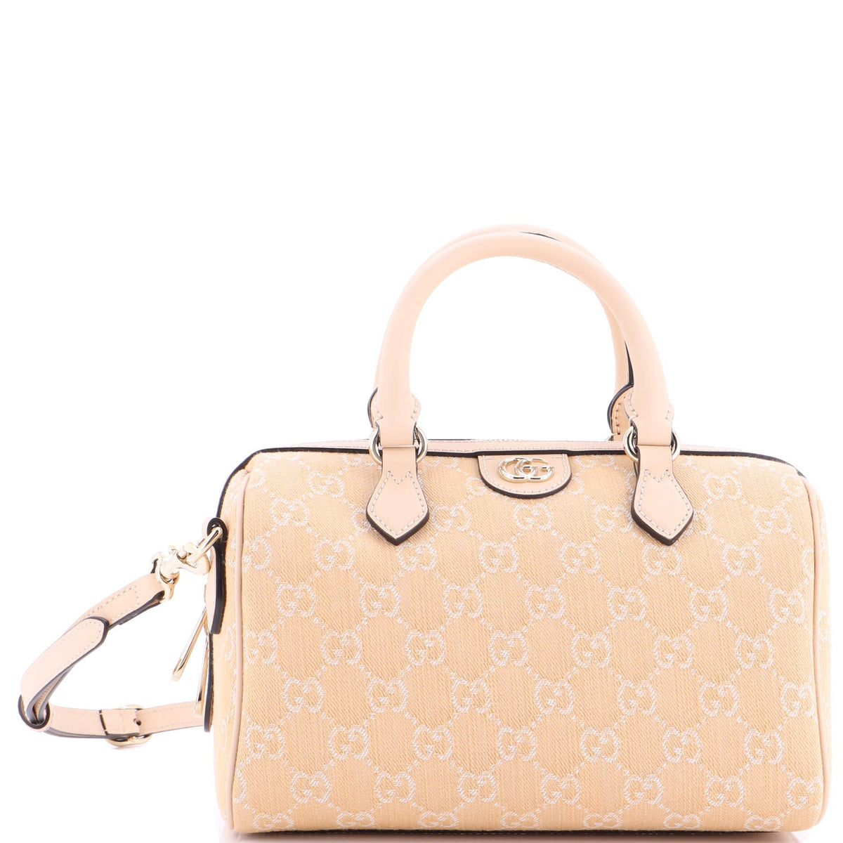 Gucci GUCCI Ophidia Convertible Boston Bag GG Denim Small