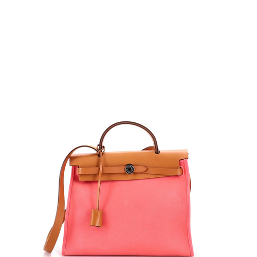 Herbag Zip Leather and Toile 31
