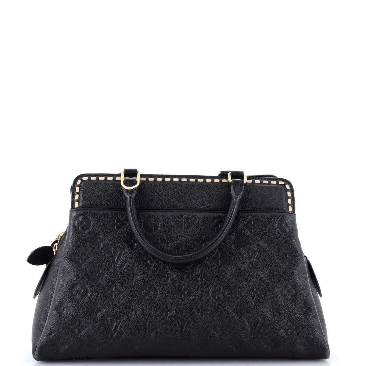 Louis Vuitton Vosges Handbag Whipstitch Monogram Empreinte Leather MM