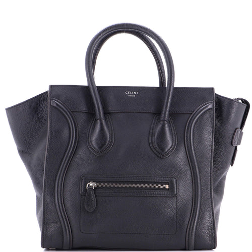 CELINE Luggage Bag Grainy Leather Mini