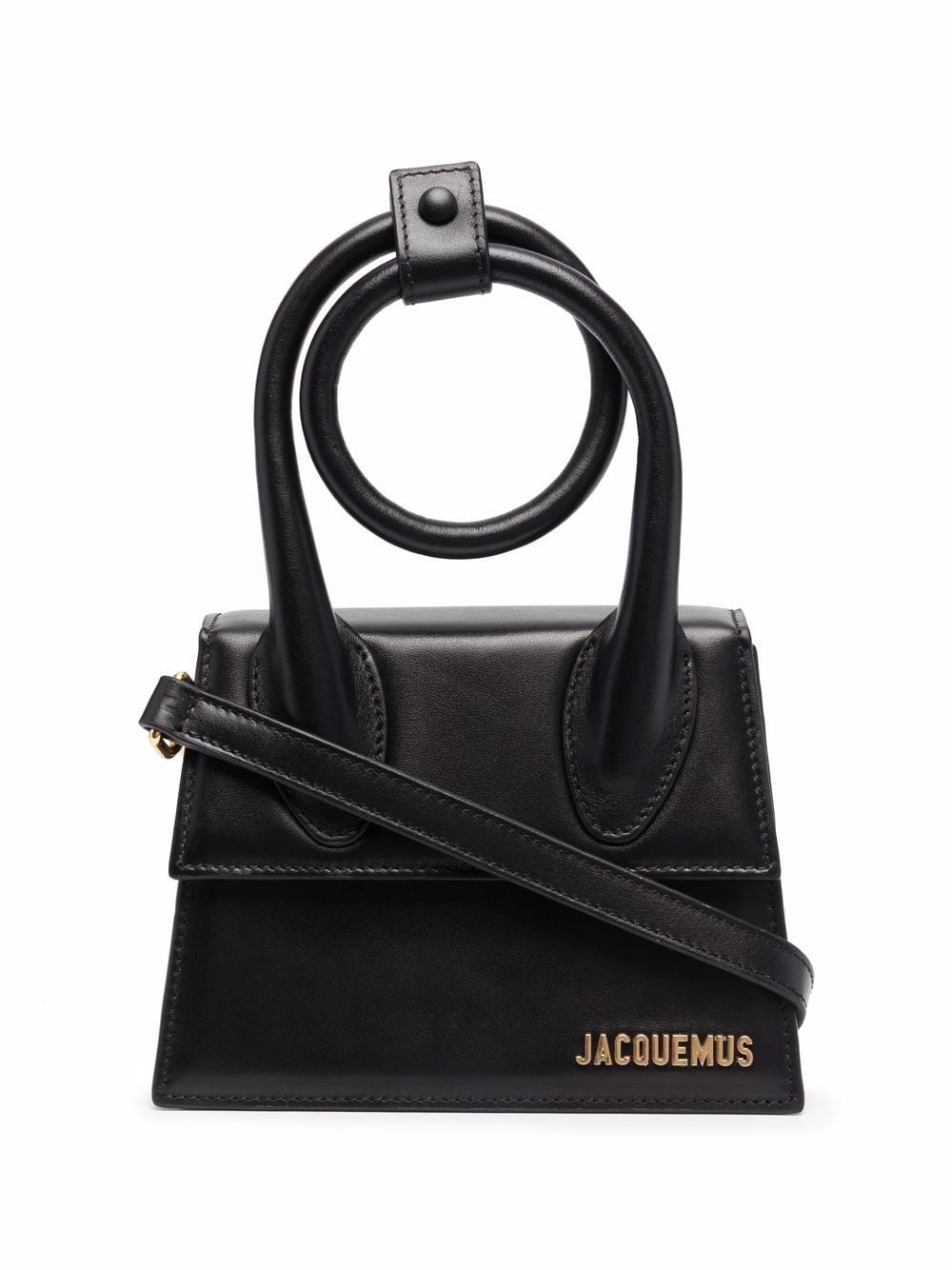 Jacquemus Women's The Knot Chiquito in Black | Size UNI | 213BA005