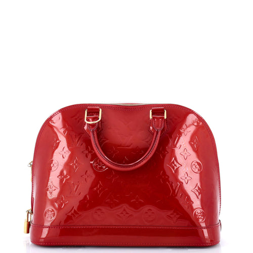 Alma Handbag Monogram Vernis PM
