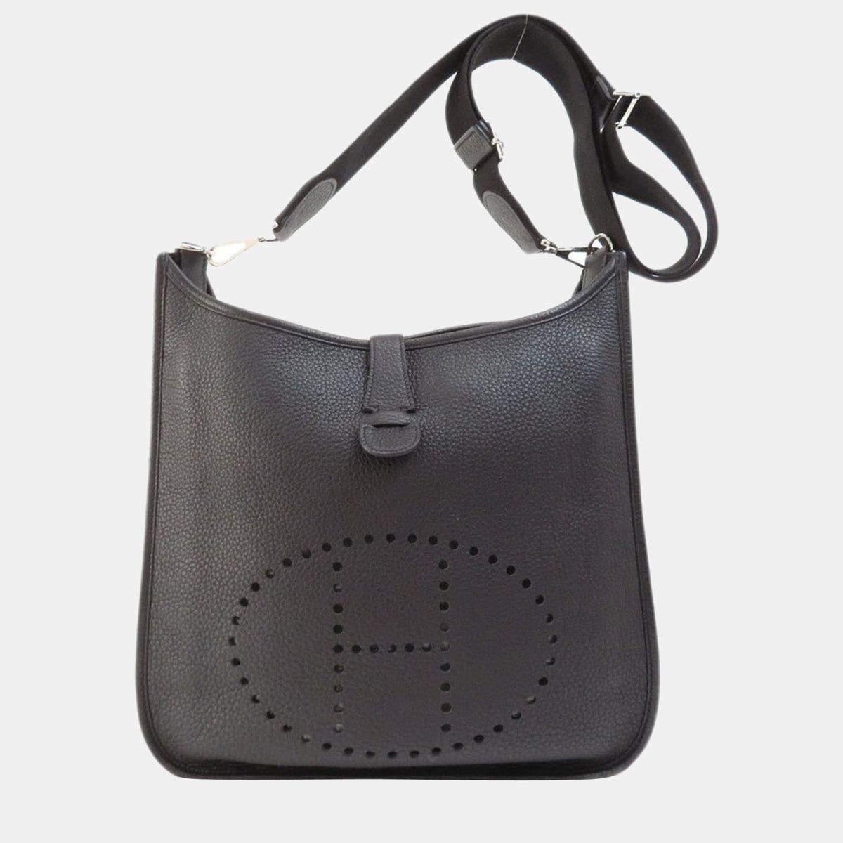 Hermès Evelyn 3 Black Shoulder Bag Togo Ladies