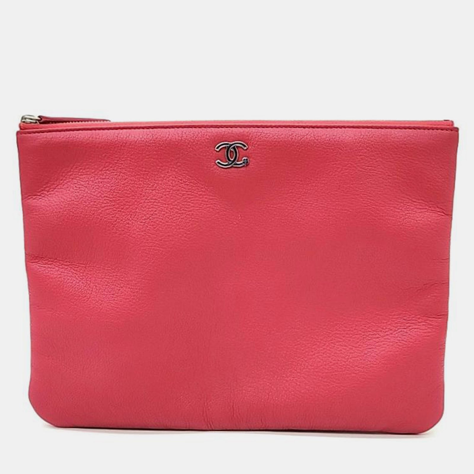 Chanel Pochette rose de taille moyenne