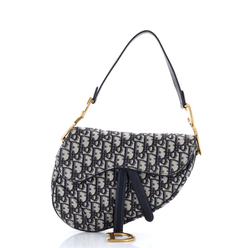 Saddle Handbag Oblique Canvas Medium
