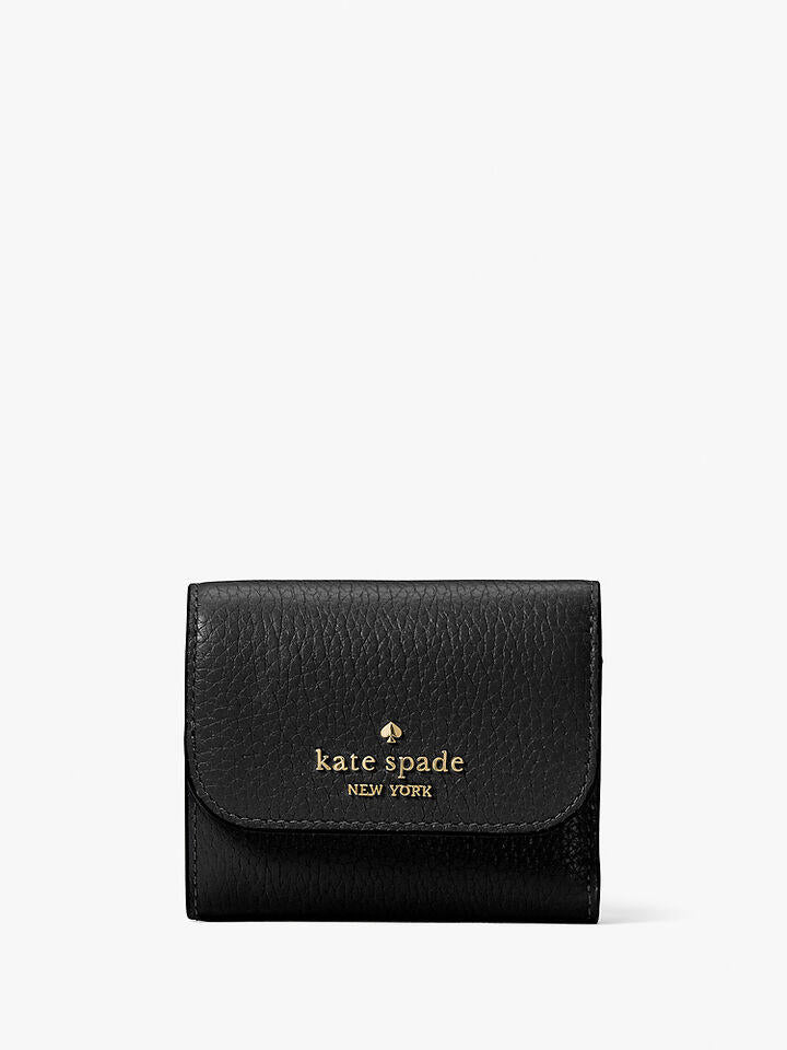 Kate Spade Au Leila Pebbled Leather Small Trifold Wallet