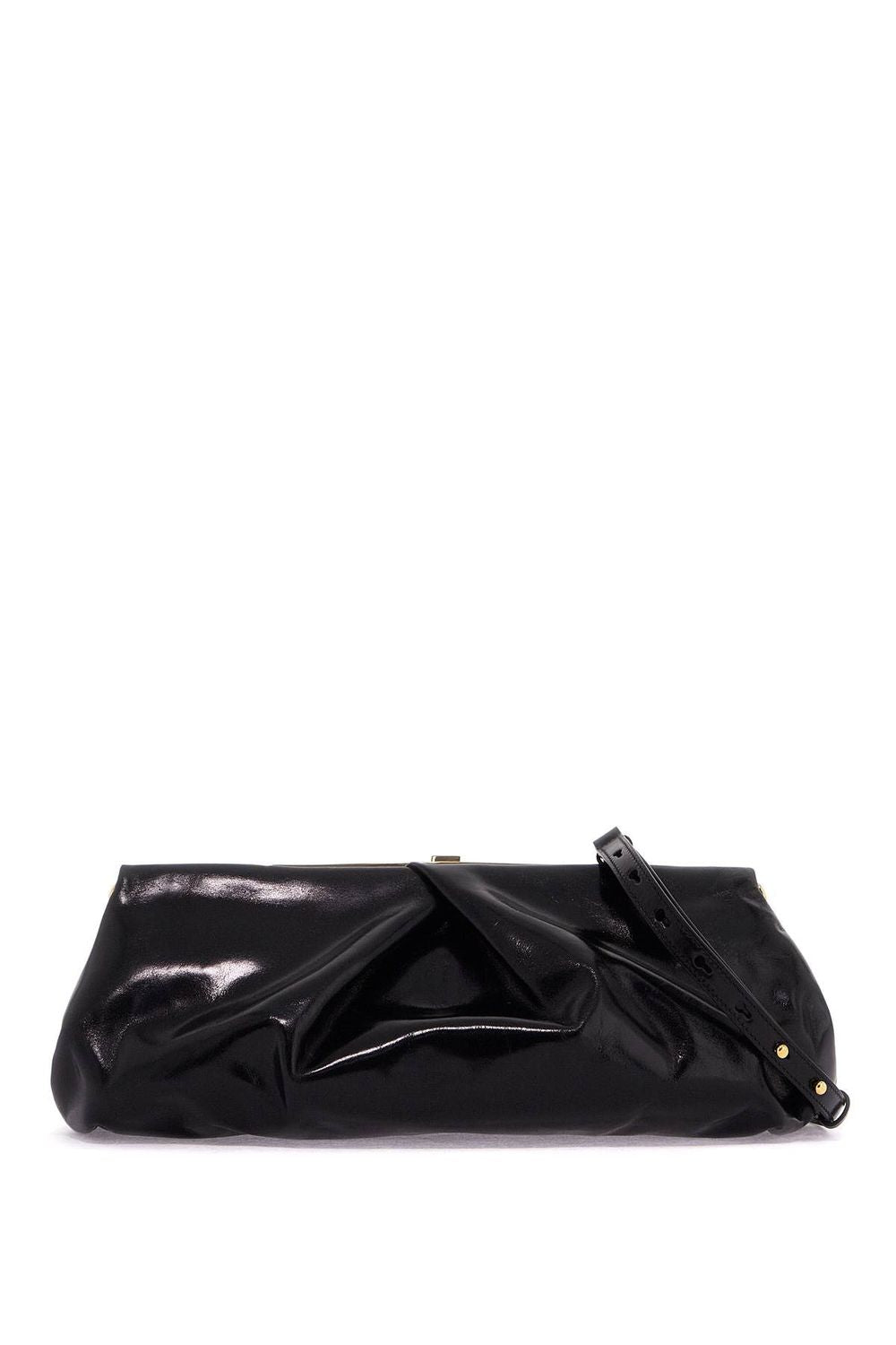 Dries Van Noten Women's Large Naplak Clutch Bag in Black | 242011518103