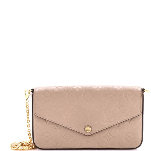 Felicie Pochette Monogram Empreinte Leather