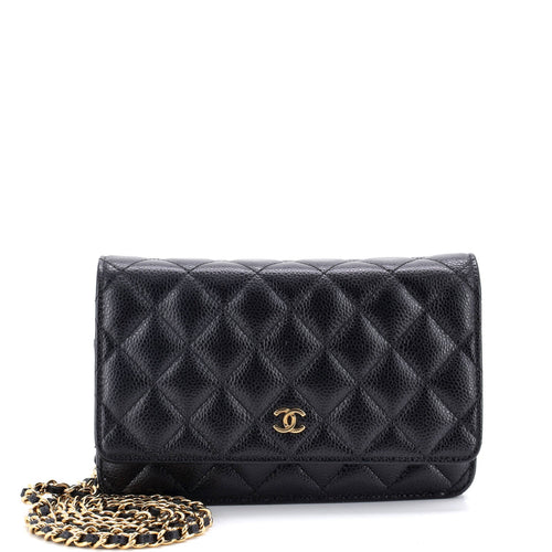 CHANEL Wallet on Chain Quilted Caviar