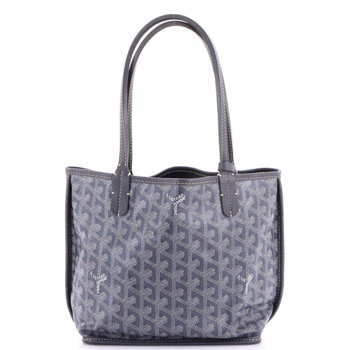 GOYARD Anjou Reversible Tote Coated Canvas Mini