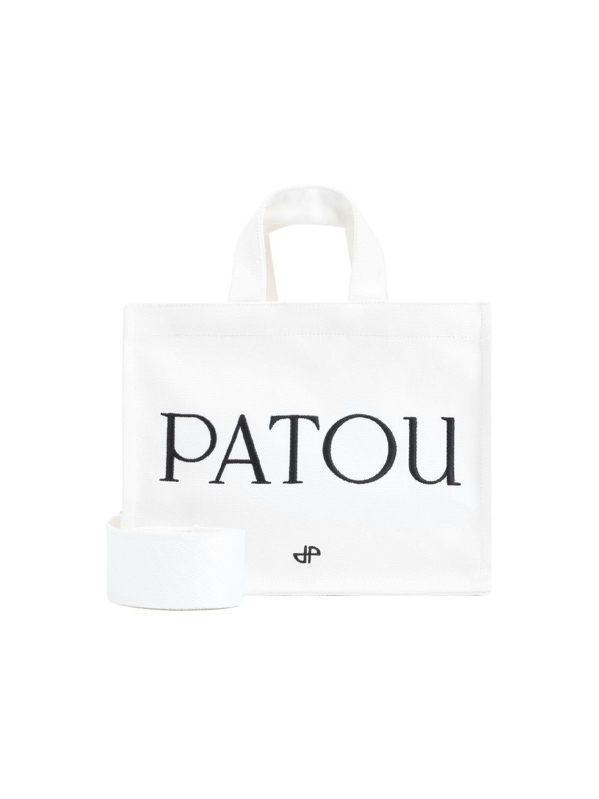 Patou Women's Small Tote Bag in White | Size UNICA | AC0440076