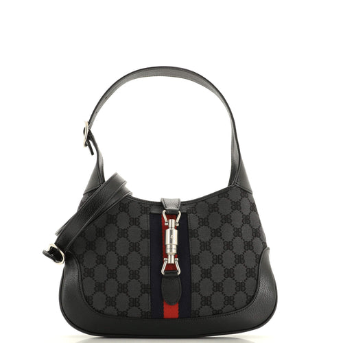 x Gucci The Hacker Project Jackie 1961 Hobo BB Canvas Small