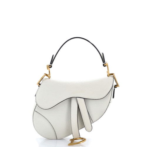 Saddle Handbag Leather Mini