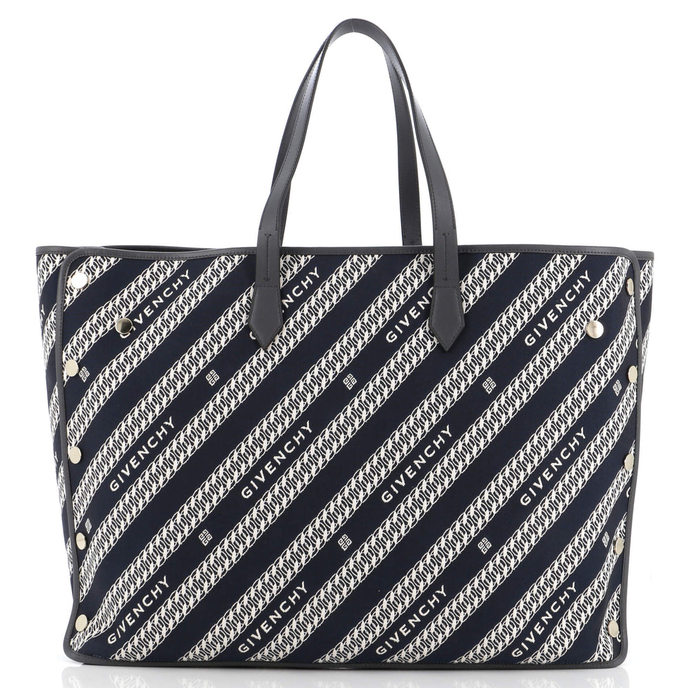 GIVENCHY Bond Shopper Tote Logo Jacquard Canvas Large