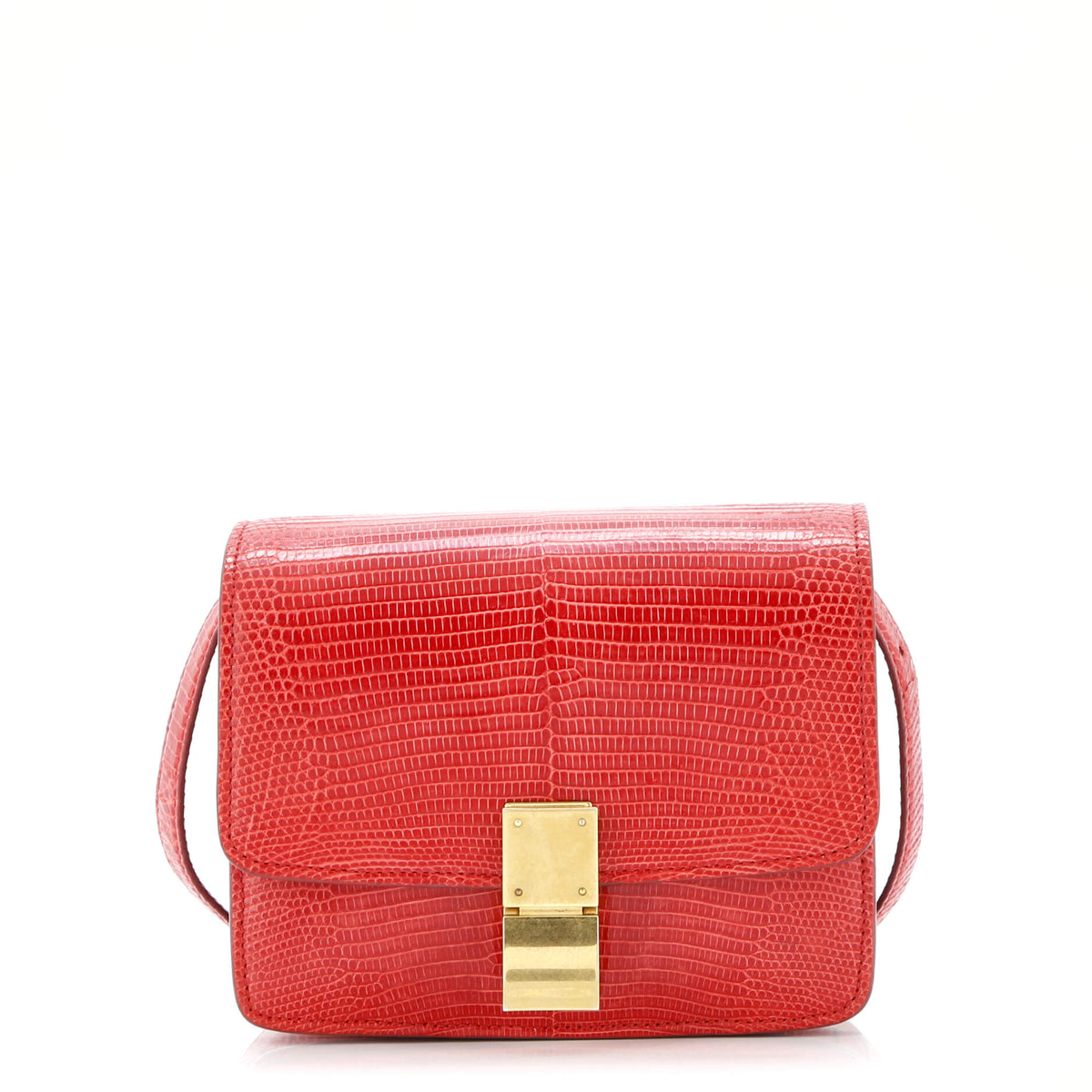 Celine CELINE Classic Box Bag Lizard Small