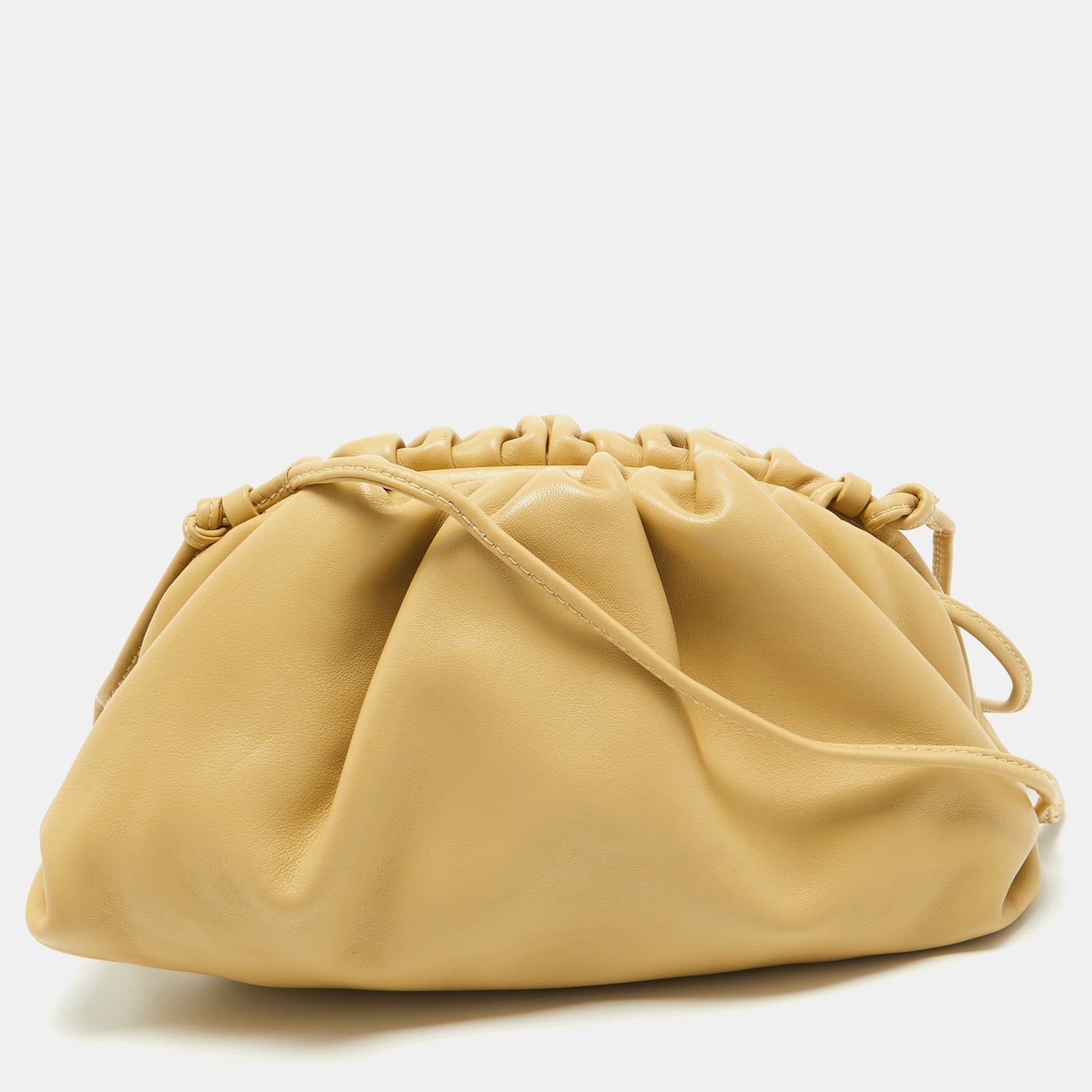 Bottega Veneta Porridge Leather Mini The Pouch Bag