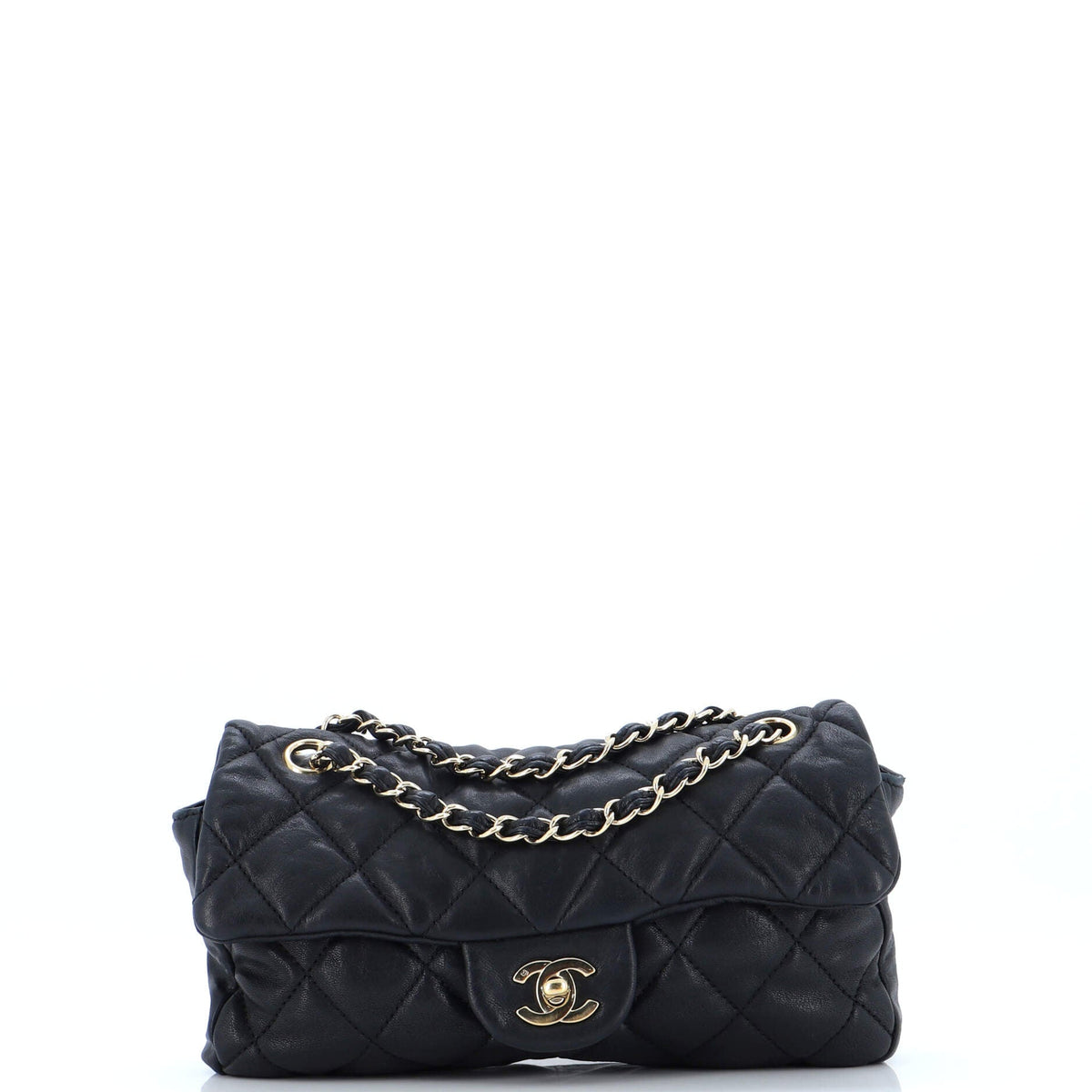 Chanel CHANEL Vintage Classic Single Flap Bag Quilted Lambskin Small
