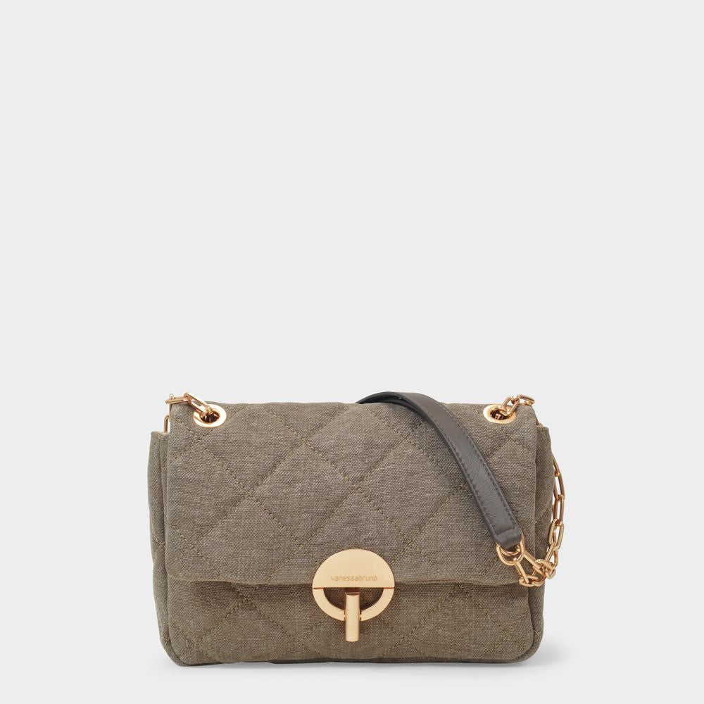 Vanessa Bruno Women's Moon Mm 667 Bag in Khaki | 4HVE70 Color V40329