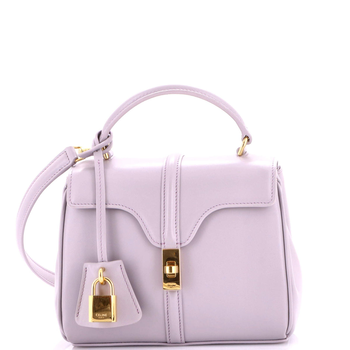 Celine CELINE 16 Top Handle Bag Smooth Calfskin Mini