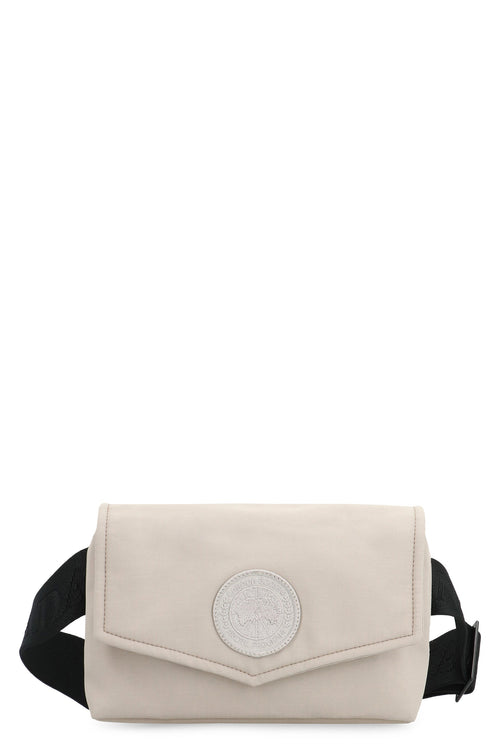 Mini Pouch With Logo in Stone | 8837U