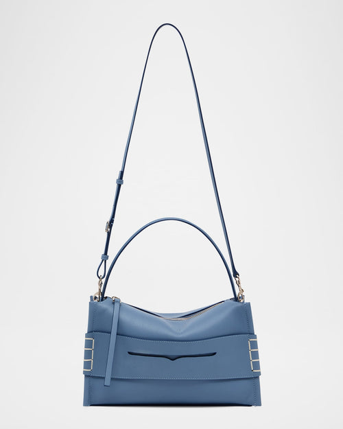 Penny Loafer Leather Top-Handle Bag