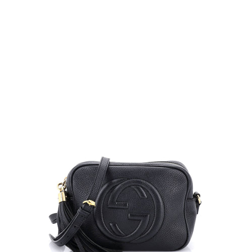 GUCCI Soho Disco Crossbody Bag Leather Small