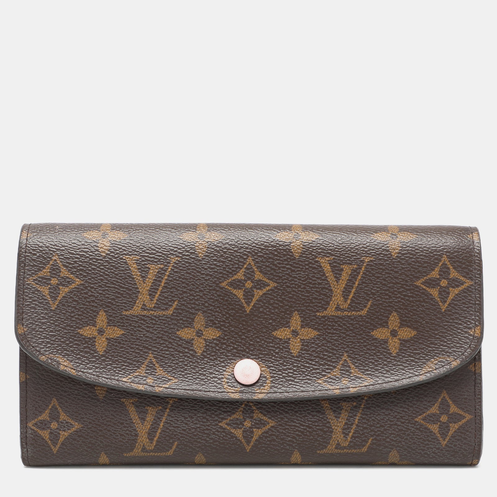 Louis Vuitton Emilie Continental-Geldbörse aus Canvas und Leder mit Monogramm