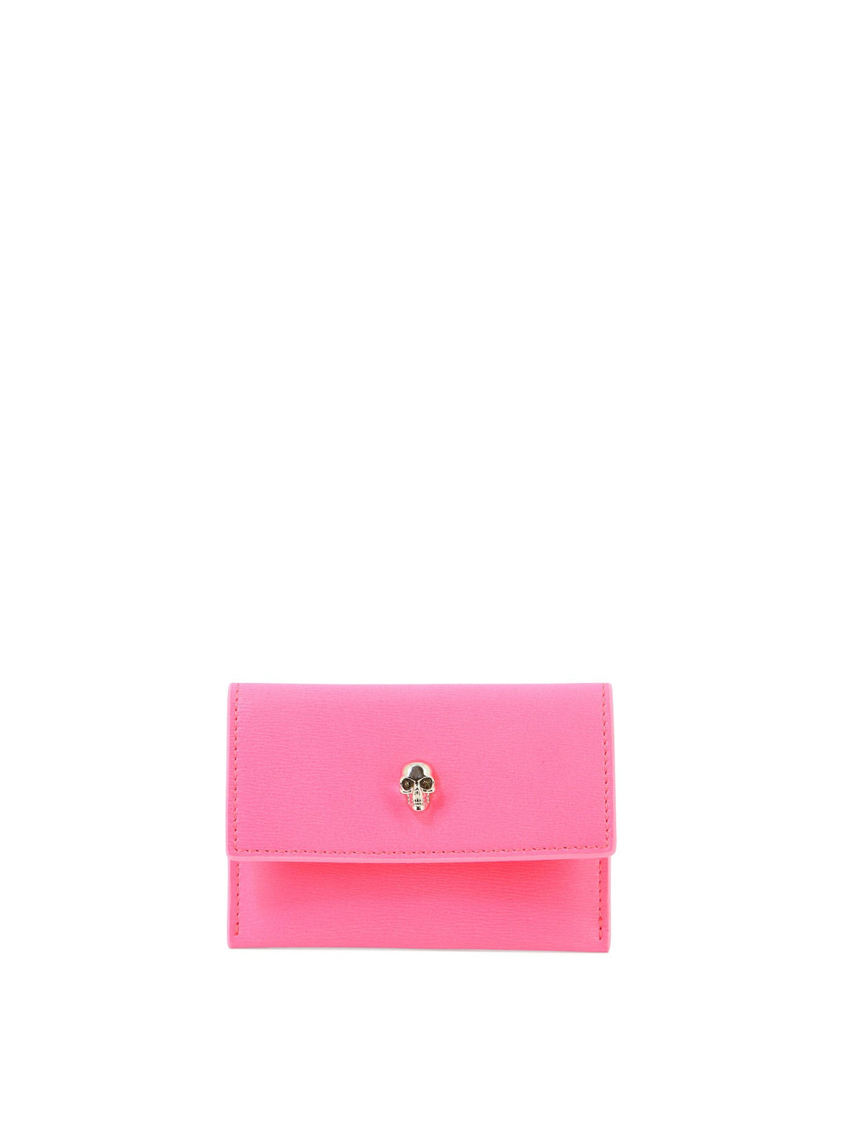 Alexander Mcqueen Women's "skull" Card Holder in Pink | 6320391AAPE5705