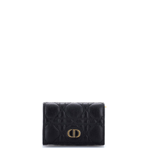 Caro Wallet Cannage Calfskin XS