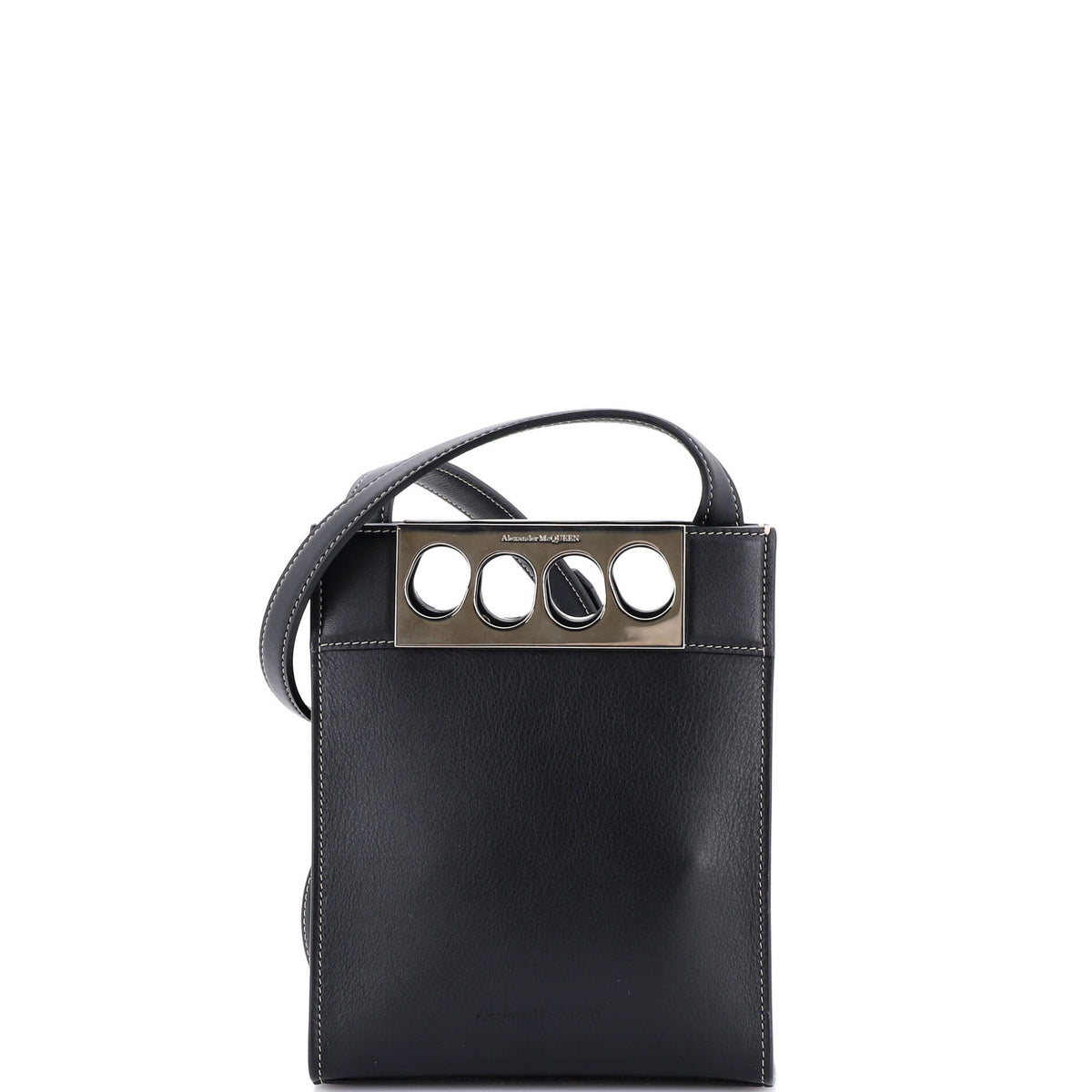 Alexander Mcqueen Grip Tote Leather Mini