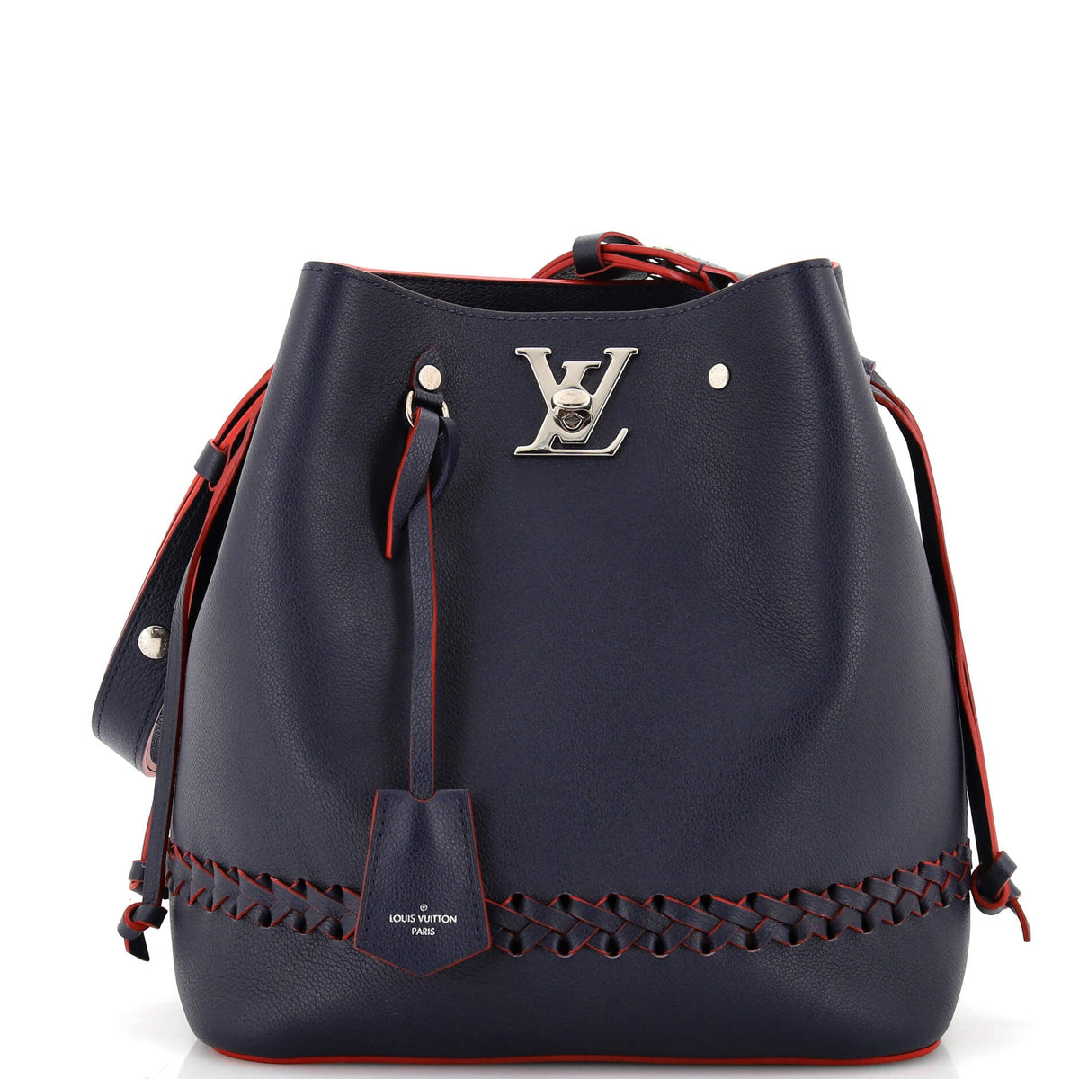 Louis Vuitton Lockme Bucket Bag Braided Leather