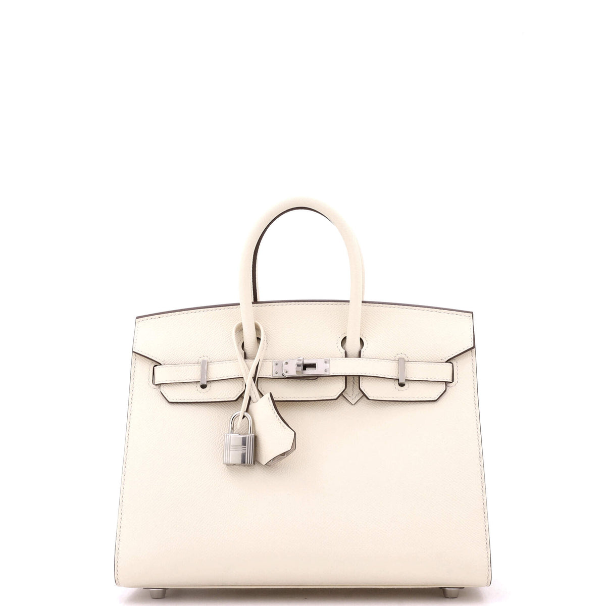 Herm?s Birkin Sellier Bag Light Epsom with Palladium Hardware 25