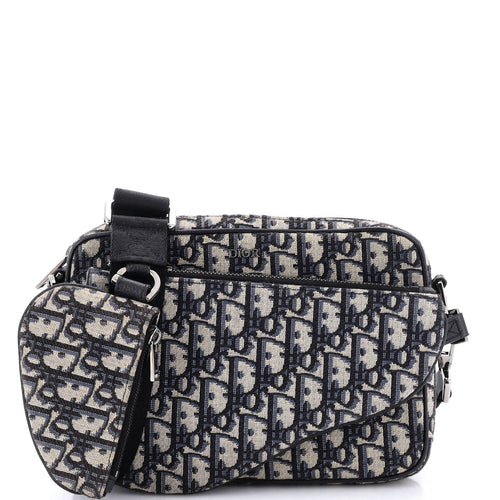 Saddle Tripple Pouch Oblique Canvas