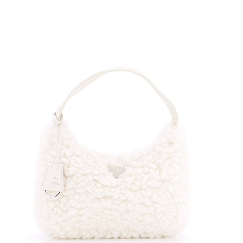 PRADA Re-Edition 2000 Hobo Cashmere Mini