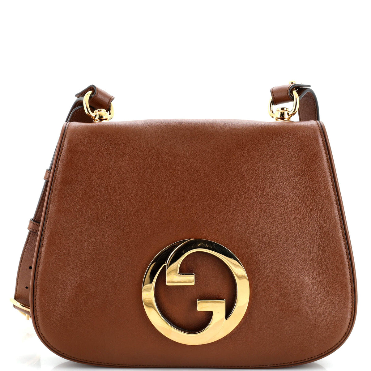 Gucci GUCCI Blondie NM Flap Bag Leather Medium